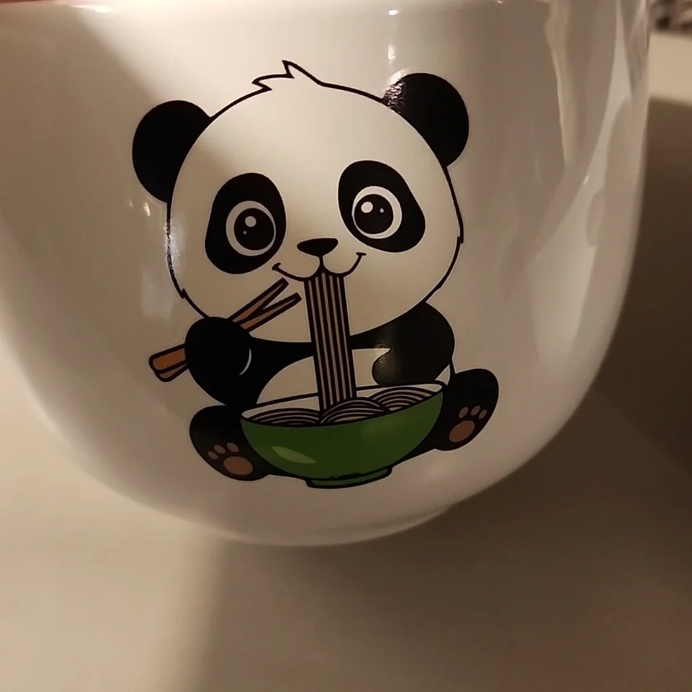 Thoughtfully Cute Panda Bowls Set Of 2